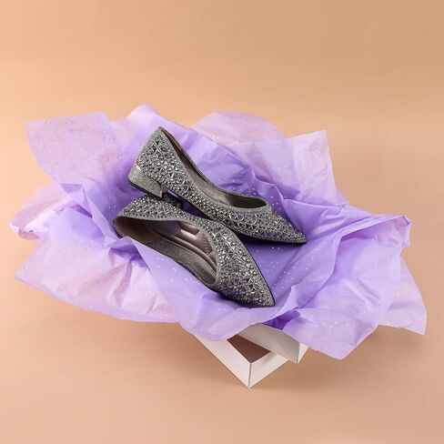 SUNCOLOR 120 Sheets 20"x14" Sparkle Tissue Paper for Gift Bags Colorful Glittery Art Tissue Paper for Crafts in Kuwait