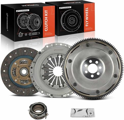 مجموعة القابض الناقل A-premium مع دولاب الموازنة متوافقة مع Mitsubishi Lancer 2004 2005 2006 2.0L ، مجموعة من الطفاح الطبيعي ، 2-PC ، استبدل# MD749708 in Kuwait