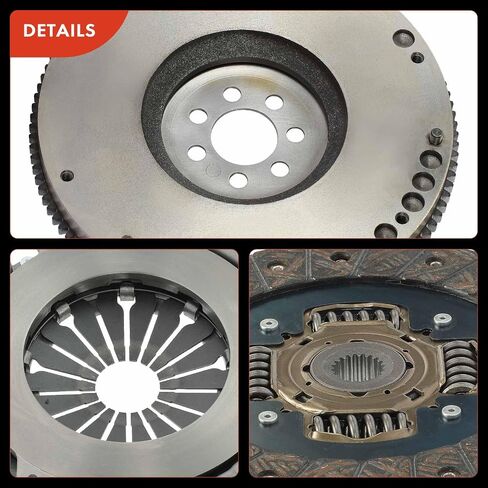 مجموعة القابض الناقل A-premium مع دولاب الموازنة متوافقة مع Mitsubishi Lancer 2004 2005 2006 2.0L ، مجموعة من الطفاح الطبيعي ، 2-PC ، استبدل# MD749708 in Kuwait