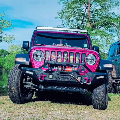 Oedro الأمامي المصد متوافق مع 2018-2025 Jeep Wrangler JL/JLU ، 20-25 مصارع ، مصد زاحف الصخ in Kuwait