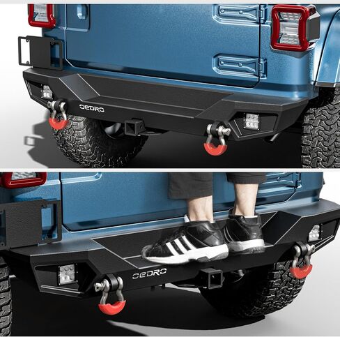 Oedro الأمامي المصد متوافق مع 2018-2025 Jeep Wrangler JL/JLU ، 20-25 مصارع ، مصد زاحف الصخ in Kuwait