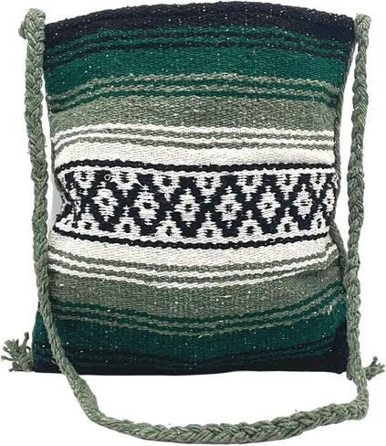 Mexican Falsa Woven Crossbody Tote Bag, Boho Hippie Fashion Bags for Women, Style May Vary, 14 x 13 Inches in Saudi Arabia