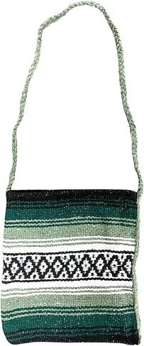 Mexican Falsa Woven Crossbody Tote Bag, Boho Hippie Fashion Bags for Women, Style May Vary, 14 x 13 Inches in Saudi Arabia