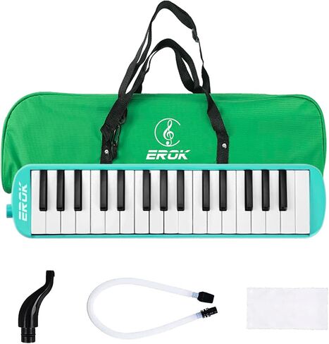 32 Keys Melodica Keyboard Instrument Air Piano Soprano Harmonica with Carrying Bag for Beginners Adults Gift Purple in Kuwait