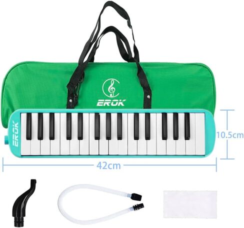 32 Keys Melodica Keyboard Instrument Air Piano Soprano Harmonica with Carrying Bag for Beginners Adults Gift Purple in Kuwait