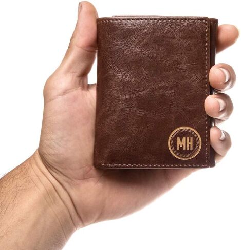Swanky Badger NEW Personalized Wallet - Trifold Wallet, ID & Card Slots in Saudi Arabia