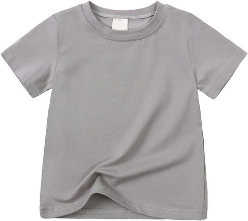 3-Pack Boys Summer T-Shirt Short Sleeve Crew Neck T Shirt Toddler Soft Cotton Casual Tee Shirts in Kuwait
