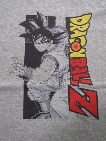 BioWorld Dragon Ball Z Goku Rotted Logo Logo Boy الرياضي هيذر تي شيرت in Saudi Arabia
