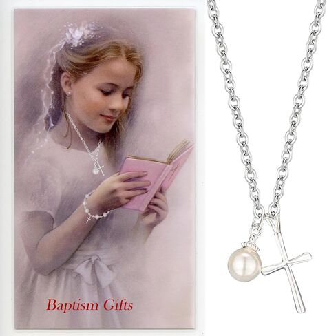 First Communion Gifts Baptism Gifts First Holy communion gifts Cross Necklace&Cross Bracelets Christian Gifts Easter Gifts (First Holy Communion) in Kuwait