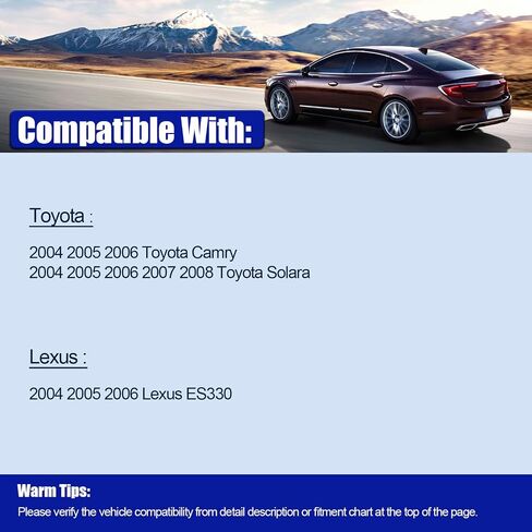 LCWRGS 10pcs مجموعة التعليق الأمامي المتوافقة مع 2004-2006 Toyota Camry ، 2004-2008 Solara ، 2004-2006 Lexus ES330 ، 2 Under Control Arms 2 مفاصل الكرة 4 in Saudi Arabia