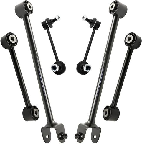 Detroit Axle - Rear 6pc Control Arms Kit for 09-14 Acura TL TSX, 08-17 Honda Accord, Lower Rearward & Upper Forward Control Arms Sway Bars 2008 2009 2010 2011 2012 2013 2014 2015 2016 2017 Replacement in Saudi Arabia