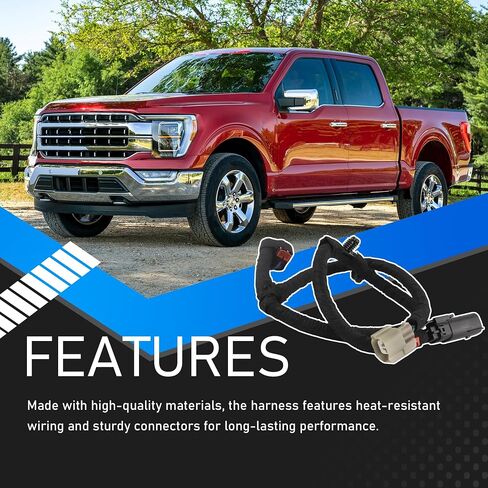 Rear Box Lighting LH Driver Side Bed Lamp Wiring Harness Jumper Assembly Compatible with 2021-2024 Ford F-150 Replaces ML3Z-14A411-F ML3T-13B669-BA ML3T-13B669-BB in Saudi Arabia