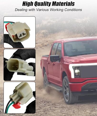 Rear Box Lighting Bed Lamp Wiring Harness Jumper Assembly RH Driver Side Fit for Ford F-150 2021-2023 Replace ML3Z-14A411-D in Saudi Arabia