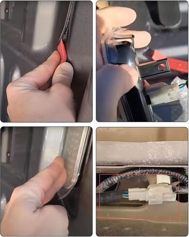 Rear Box Lighting Bed Lamp Wiring Harness Jumper Assembly RH Driver Side Fit for Ford F-150 2021-2023 Replace ML3Z-14A411-D in Saudi Arabia