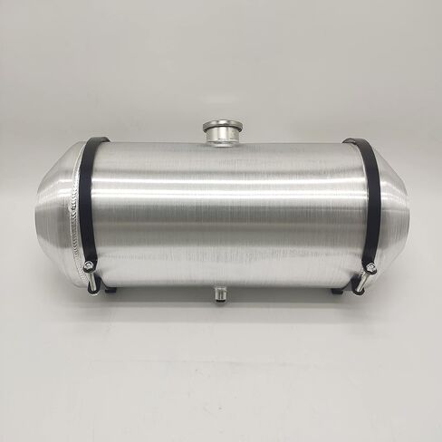 JSD AUTO PARTS 7 Gallons Aluminum Spun Fuel Tank 10" x22" Center Fill 3/8" NPT Outlet Gas Tank in Saudi Arabia