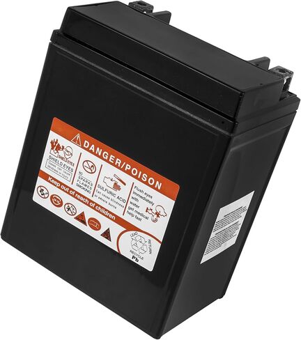 Caltric AGM Battery Compatible with Kawasaki EX500A EX500D Ninja 500 1987-2009 in Saudi Arabia