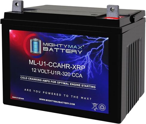 Mighty Max Battery ML-U1R-CHAHR 12V 320CCA استبدال البطارية متوافقة مع جزازة وجرار U1R in Saudi Arabia