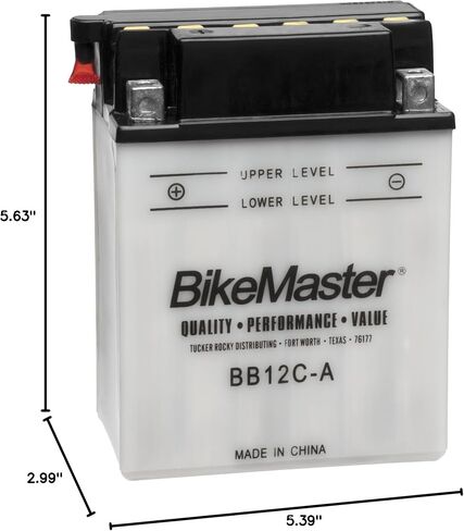 BikeMaster Performance التقليدية 12N7D-3B بطارية الدراجات النارية متوافقة مع Yamaha YFM100 بطل 1987-1991 in Saudi Arabia