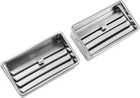 XMT-MOTO Lower Air Outlet Vents Fit For Honda Goldwing GL1800 2001-2010,Chrome in Saudi Arabia