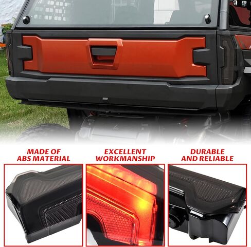 مصابيح ذيل Sautvs لـ Polaris Xpedition XP/XP 5/ADV/ADV 5 2024+ ملحقات ، مصابيح إيقاف المكابح الخلفية LED السوداء المدخنة (زوج واحد ، استبدل #2416628،2416629) in Saudi Arabia