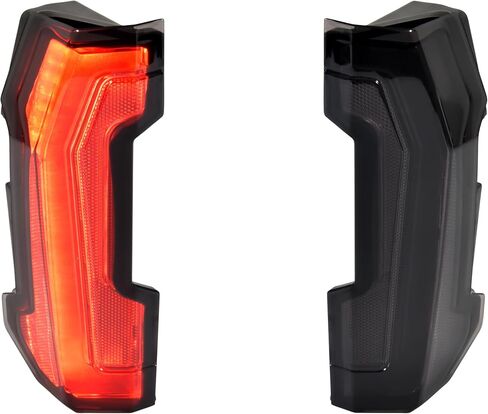 مصابيح ذيل Sautvs لـ Polaris Xpedition XP/XP 5/ADV/ADV 5 2024+ ملحقات ، مصابيح إيقاف المكابح الخلفية LED السوداء المدخنة (زوج واحد ، استبدل #2416628،2416629) in Saudi Arabia