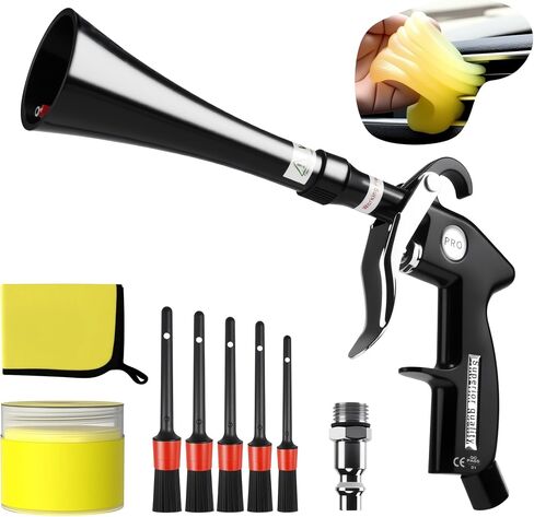 KOUSE Air Blow Gun High Pressure Car Interior Cleaning Gun Automobile Detailing Cleaning Car Detailing Dry Washing Gun with Nozzle and Auto Detailing Dusting in Saudi Arabia