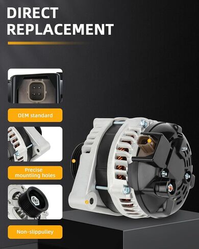 OCPTY Alternators Fit for Acura for TSX 2009-2014,for Honda for Accord 2008-2012,2.4L l4 ，12V 130Amp 7-Groove Pulley Automotive Replacement Alternators Replaces 11390 06311-R50-505RM in Saudi Arabia