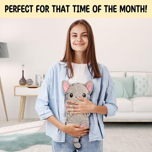 Calico Cat Microwavable 1.5 رطل وسادة تسخين غير معقولة للنساء والأطفال - لطيف وسادة ناعمة مريحة للحيوانات الدافئة القابلة للتسخين - كاواي ، Plushie الساخنة والبرودة - كاليكو كات هدايا للفتيات والنساء in Kuwait
