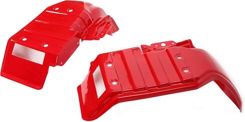 Hecasa 2 PCS Fender الخلفي متوافق مع 1985-1987 Honda Big Red 250 ATC250ES RED in Kuwait