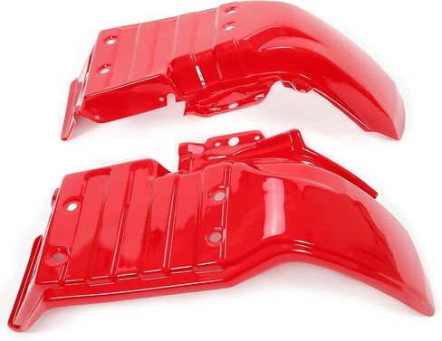 Hecasa 2 PCS Fender الخلفي متوافق مع 1985-1987 Honda Big Red 250 ATC250ES RED in Kuwait