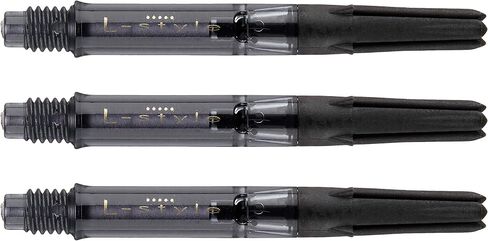 Dart Shafts: L-Shaft Carbon - Two Tone Ombre Gradient Stems - Silver 330 Medium/Long Length in Kuwait