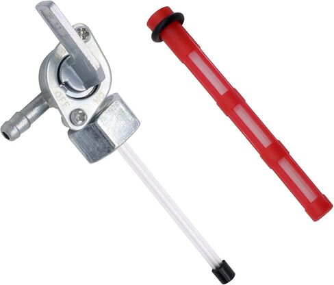 16950-163-035 FUEL VALVE PETCOCK SWITCE غازي غازي إيقاف PETCOCK متوافق مع هوندا 14 × 1.0 مم 50CC 70CC 90CC 110CC 125CC 150CC 200CC 250CC ، Honda CM185T CM200T XL125S XL125S CB125S CT125 TL125 in Saudi Arabia