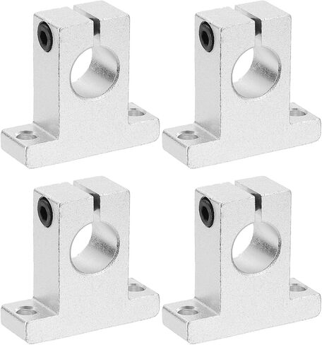 PATIKIL SK13 Aluminum Linear Motion Rod Rail Clamping Guide Support, 4 Pcs for 13mm Dia Shaft in Saudi Arabia