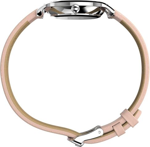 Timex Women’s Peanuts Transscend 34mm-Watch-حزام بني سوار فضي نغمة الفضة in Kuwait