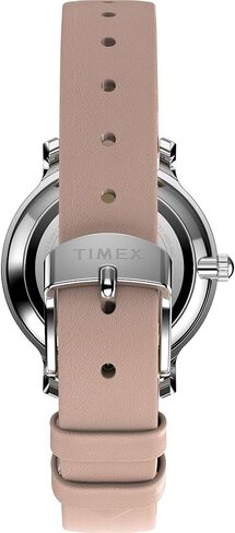 Timex Women’s Peanuts Transscend 34mm-Watch-حزام بني سوار فضي نغمة الفضة in Kuwait