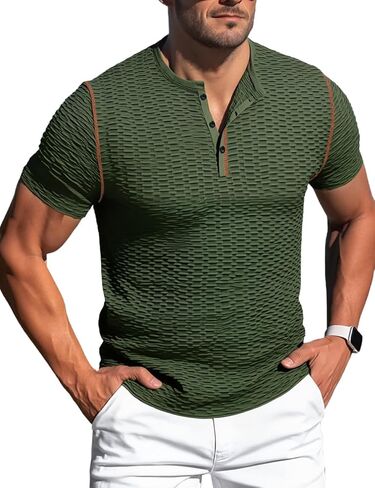 Mens Muscle Slim T Shirt Gym Workout Athletic Tee Shirts V Neck Short Sleeve Shirts in Kuwait