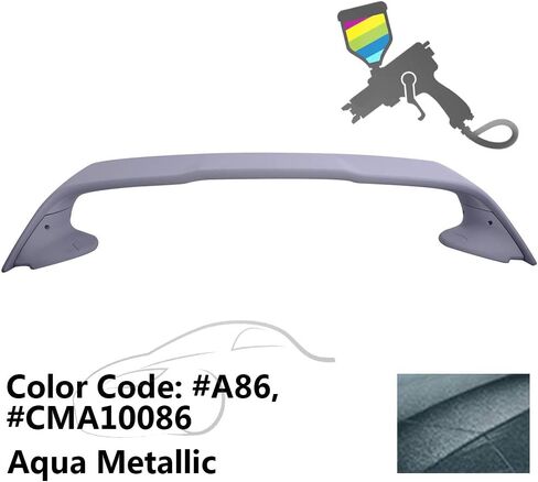 Trunk Spoiler Compatible with 2008-2017 Mitsubishi Lancer and 2008-2015 Evolution EVO X 10, EVO Style Unpainted ABS Car Exterior Rear Spoiler Wing Tail Roof Top Lid by IKON MOTORSPORTS, 2009 in Saudi Arabia
