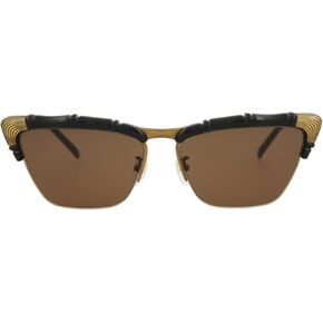 Gucci Cate Eye Sunglasses Black Black Brown Eyewear Luxury Luxury Made في اليابان مصمم إطار Frame Forme for Edation in Saudi Arabia
