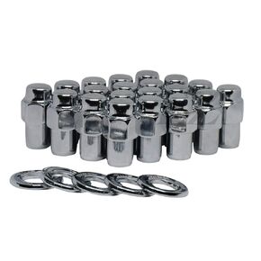 Cragar Standard Mag Lug Nut 1/2"-20 with Center Washer Set of 24 Pcs in Kuwait