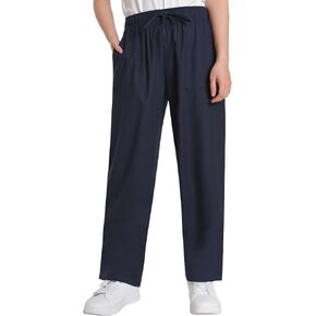 Weintee Women's Petite Linen Pants Petite Length in Saudi Arabia