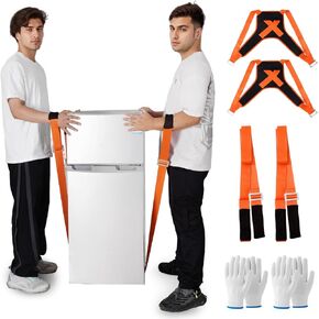 Moving Straps，2-Person Lifting and Moving System for Appliances. Lifting Straps for Heavy Furniture. Shoulder Strap. Easily Move Home Furniture Under 1000 lbs. Like pro Furniture Movers in Kuwait