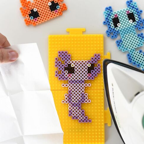 Perler 80-42993 Day at The Zoo Fused Bead Activity Bucket with Pegboards and 14 Patterns, Multicolor, 8504 Pieces in Kuwait