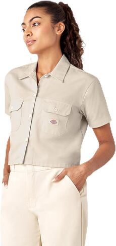 Dickies Women's Cropped Work Shirt in Saudi Arabia