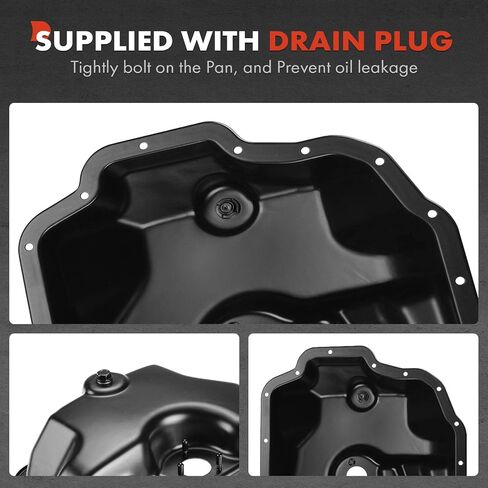 A-Premium Oil Pan متوافق مع Audi Q7 2013-2015 Volkswagen Touareg 2013-2016 V6 3.0L فقط FIT 3.0L TDI in Saudi Arabia
