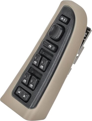 15883320 Front Driver Side Door Lock and Power Window Switch & Tan Bezel Assembly Fit for 2003-2007 Chevy Avalanche Silverado Suburban Tahoe GMC Yukon Sierra, Cadillac Escalade# 920-020 in Saudi Arabia
