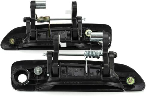 KarParts360 for Honda Civic 2001 02 03 04 2005 Exterior Door Handle Front, Driver Side Smooth Black | with Key Hole | Trim:All Submodels in Saudi Arabia