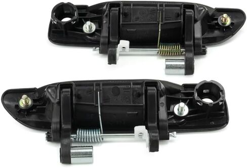 KarParts360 for Honda Civic 2001 02 03 04 2005 Exterior Door Handle Front, Driver Side Smooth Black | with Key Hole | Trim:All Submodels in Saudi Arabia