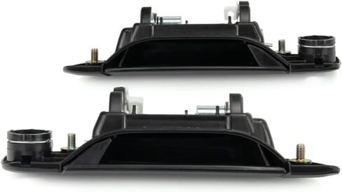 KarParts360 for Honda Civic 2001 02 03 04 2005 Exterior Door Handle Front, Driver Side Smooth Black | with Key Hole | Trim:All Submodels in Saudi Arabia