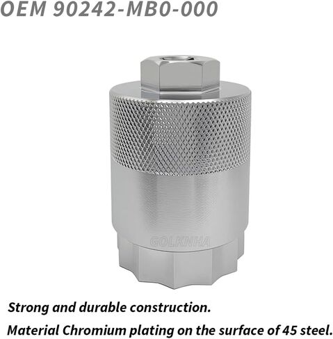 64mm Front Differential Pinion gear Bearing Nut Socket Tool Compatible with Honda Foreman 400 95-03 Foreman 450 98-01 Rancher 420 07-14 Rubicon 500 01-04 TRX400 420 450 500 in Saudi Arabia