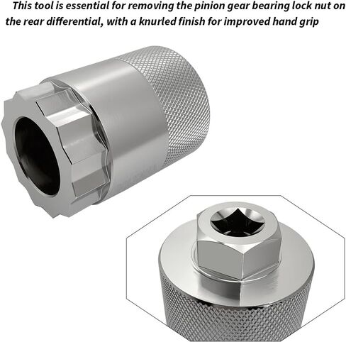 64mm Front Differential Pinion gear Bearing Nut Socket Tool Compatible with Honda Foreman 400 95-03 Foreman 450 98-01 Rancher 420 07-14 Rubicon 500 01-04 TRX400 420 450 500 in Saudi Arabia